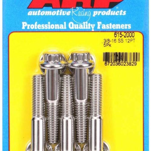 S/S Bolt Kit - 12pt. (5) 3/8-16 x 2.000