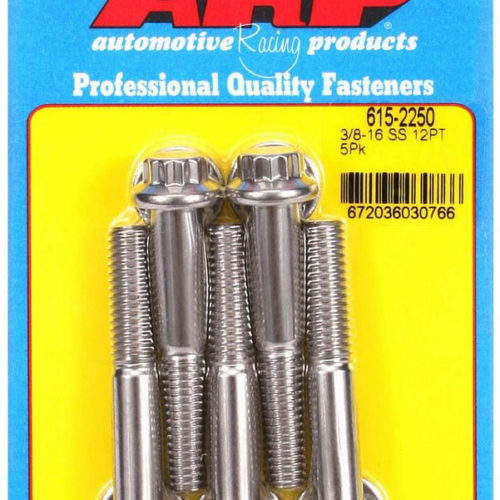 S/S Bolt Kit 12pt 5pk 3/8-16 x 2.250