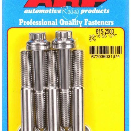 SS Bolt Kit - 12pt 5pk 3/8 x 2.500