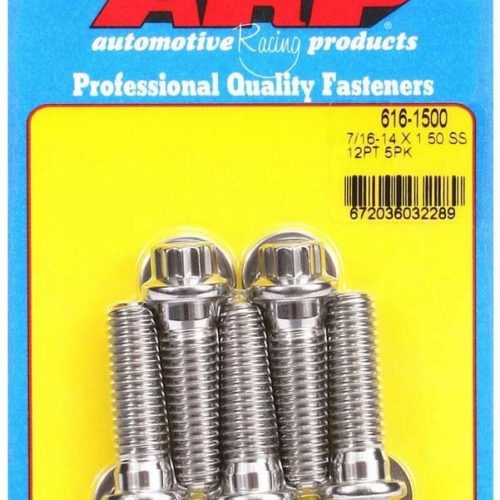 S/S Bolt Kit - 12pt. (5) 7/16-14 x 1.500