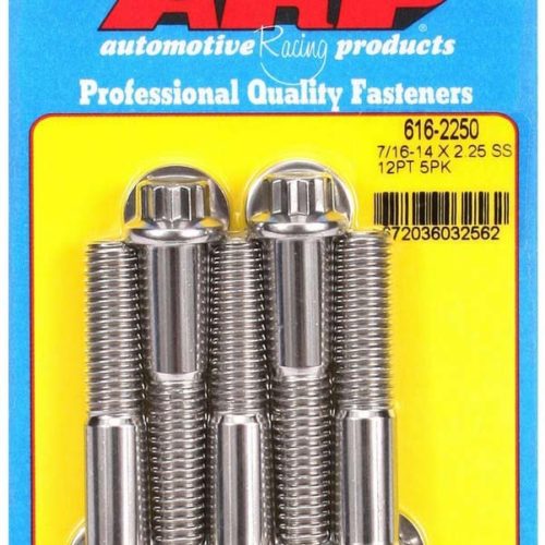 S/S Bolt Kit - 12pt. (5) 7/16-14 x 2.250
