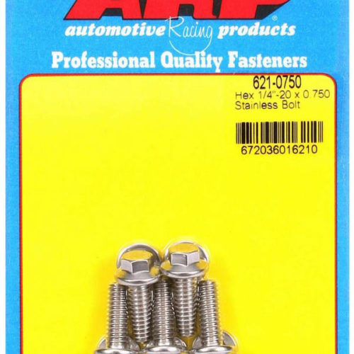 S/S Bolt Kit - 6pt. (5) 1/4-20 x .750