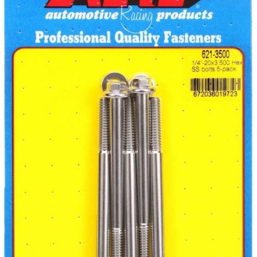 S/S Bolt Kit - 6pt. (5) 1/4-20 x 3.500