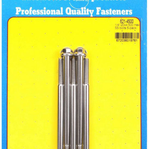 S/S Bolt Kit - 6pt. (5) 1/4-20 x 4.500