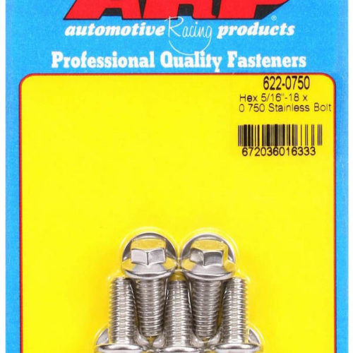 S/S Bolt Kit - 6pt. (5) 5/16-18 x .750