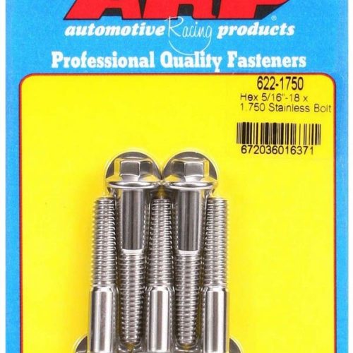 S/S Bolt Kit - 6pt. 5pk 5/16-18 x 1.750