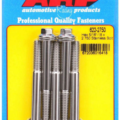S/S Bolt Kit - 6pt. (5) 5/16-18 x 2.750