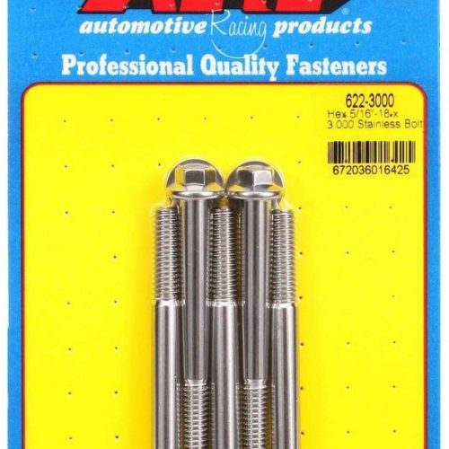 S/S Bolt Kit - 6pt. (5) 5/16-18 x 3.000