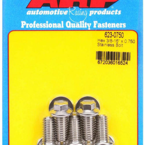 S/S Bolt Kit - 6pt. (5) 3/8-16 x .750