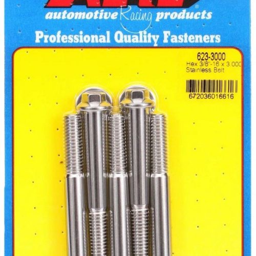 S/S Bolt Kit - 6pt. (5) 3/8-16 x 3.000
