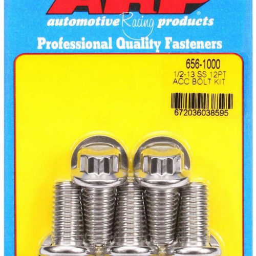 S/S Bolt Kit - 12pt. (5) 1/2-13 x 1.000