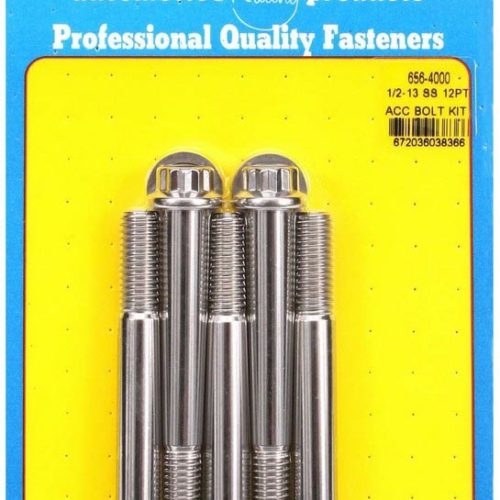 S/S Bolt Kit - 12pt. (5) 1/2-13 x 4.000