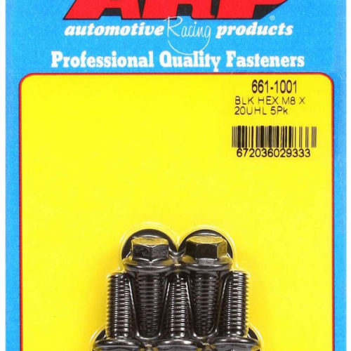8mm x 1.25 x 20mm 6pt Bolt Kit 5pk