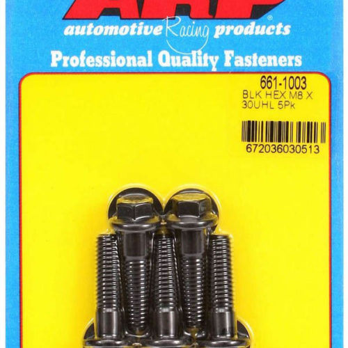 8mm x 1.25 x 30mm 6pt Bolt Kit - 5pk