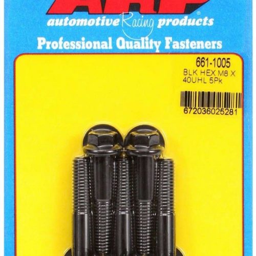 8mm x 1.25 x 40mm 6pt Bolt Kit (5pk)
