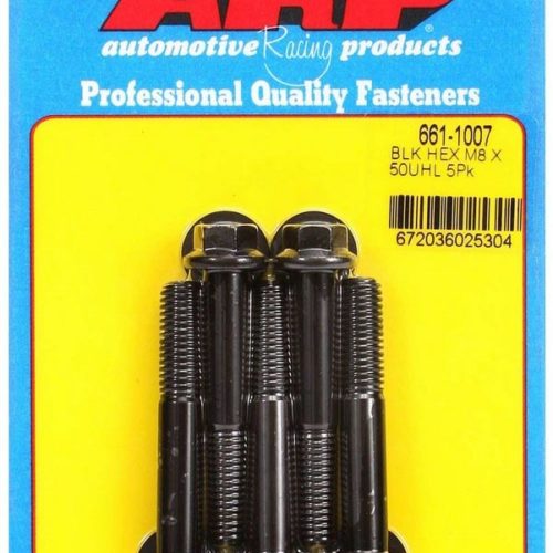 8mm x 1.25 x 50mm 6pt Bolt Kit (5pk)