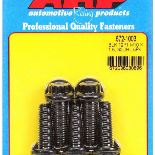 Bolt Kit 12pt 5pk 10mm x 1.50 x 30mm