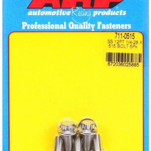 S/S Bolt Kit - 12pt. (5) 1/4-28 x .515