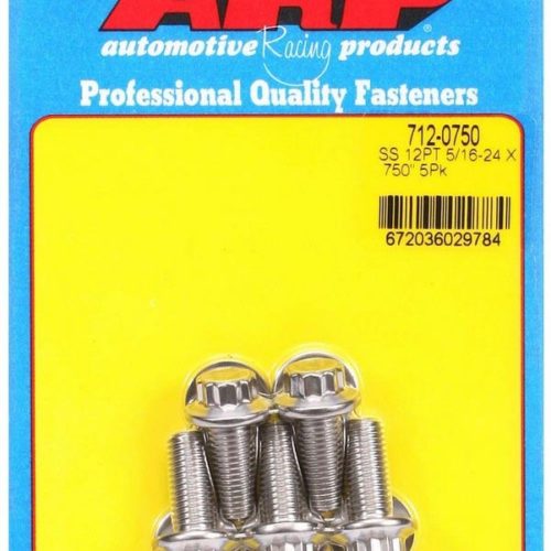 S/S Bolt Kit - 12pt. (5) 5/16-24 x .750