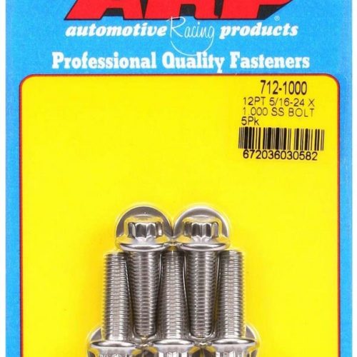 S/S Bolt Kit - 12pt. (5) 5/16-24 x 1.000