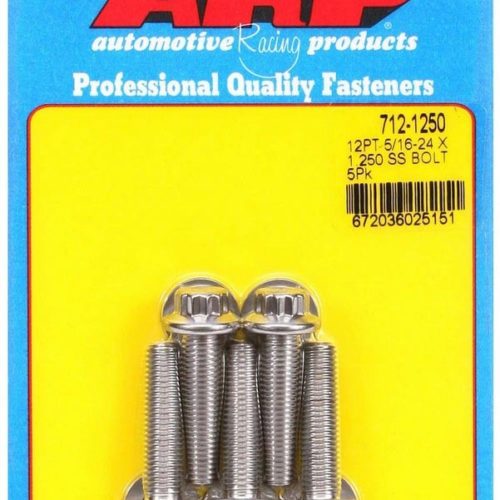 S/S Bolt Kit - 12pt. (5) 5/16-24 x 1.250