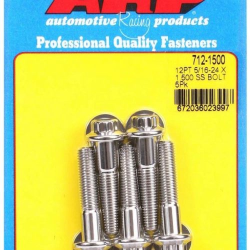S/S Bolt Kit - 12pt. (5) 5/16-24 x 1.500