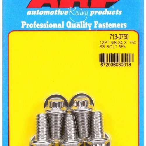 S/S Bolt Kit - 12pt. (5) 3/8-24 x .750