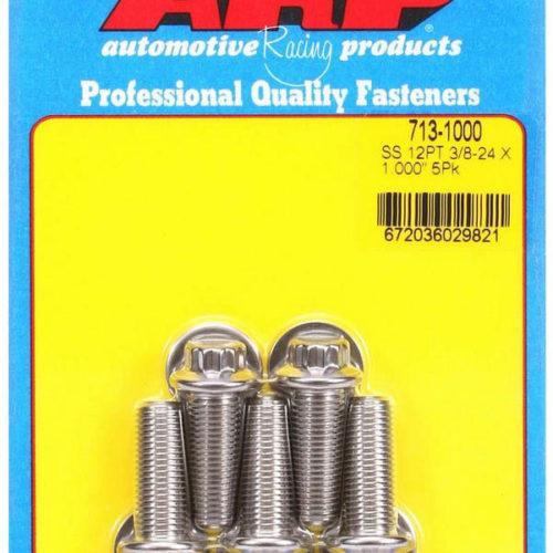 S/S Bolt Kit - 12pt. (5) 3/8-24 x 1.000