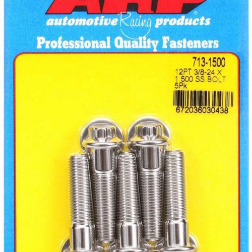 S/S Bolt Kit - 12pt. (5) 3/8-24 x 1.500