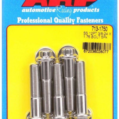 S/S Bolt Kit - 12pt. (5) 3/8-24 x 1.750
