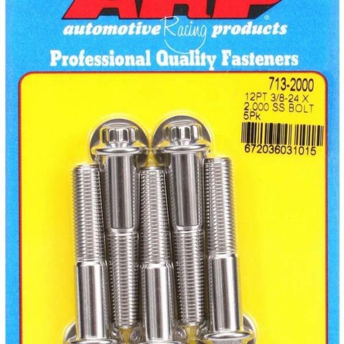 S/S Bolt Kit - 12pt. (5) 3/8-24 x 2.000