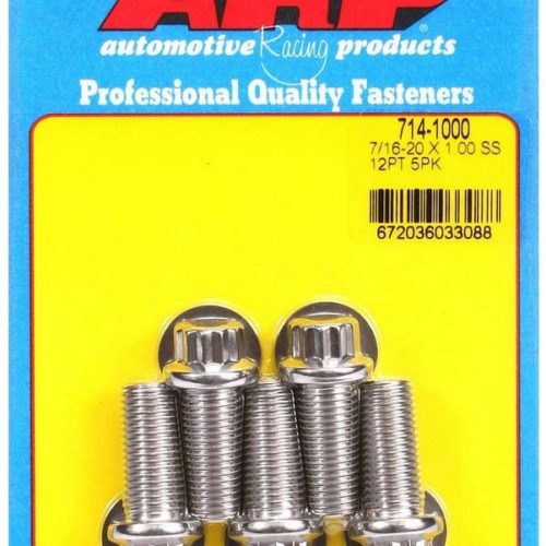 S/S Bolt Kit - 12pt. (5) 7/16-20 x 1.000