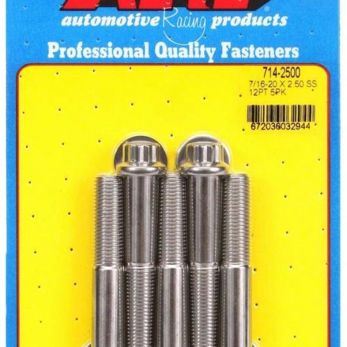 S/S Bolt Kit - 12pt. (5) 7/16-20 x 2.500