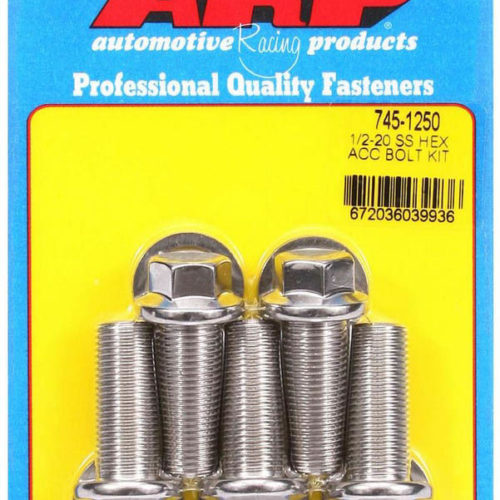 S/S Bolt Kit - 6pt. (5) 1/2-20 x 1.250