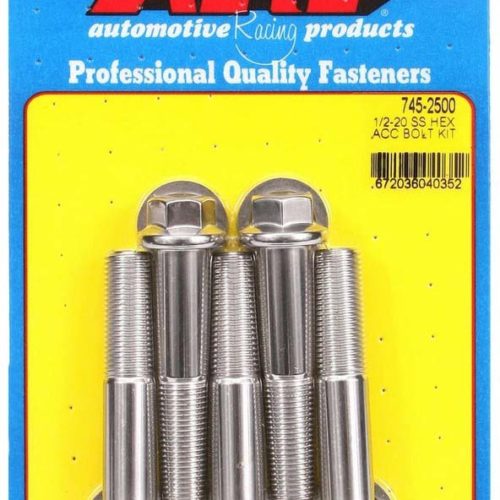 S/S Bolt Kit - 6pt. (5) 1/2-20 x 2.500