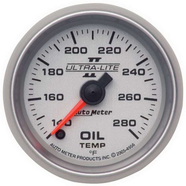 2-1/16in U/L II Oil Temp. Gauge 140-280