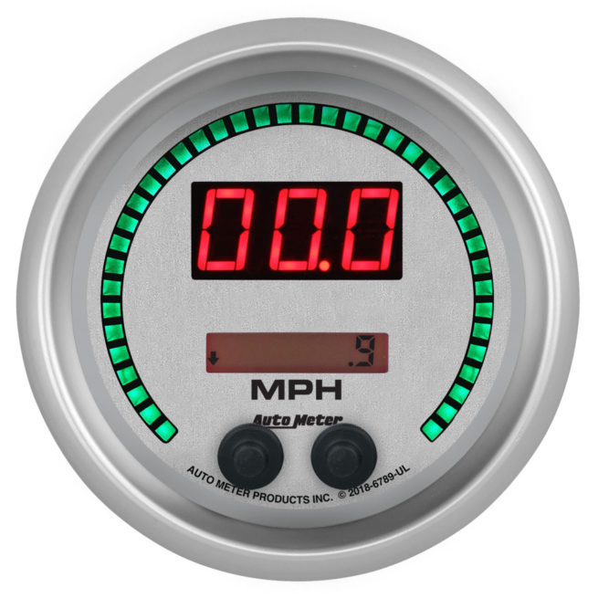 3-3/8 Speedometer 260mph Elite Digital UL Series