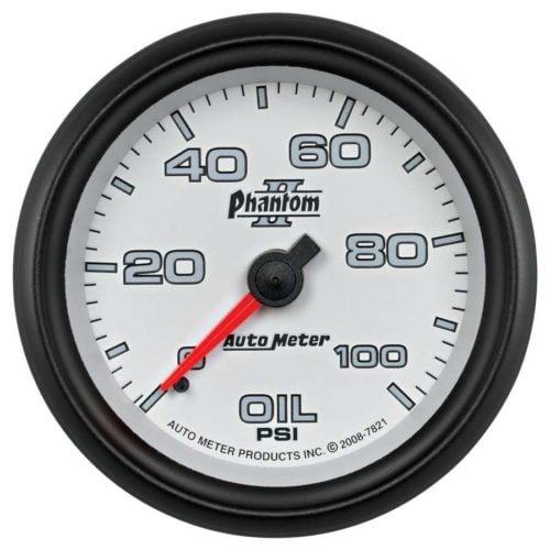 2-5/8 Phantom II Oil Pressure Gauge 0-100psi