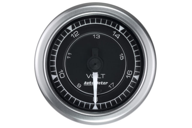 Voltmeter Gauge 2 1/16 Chrono Series