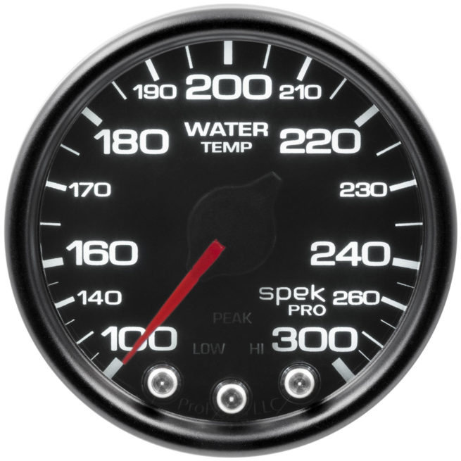 Spek-Pro Water Temp Gauge 100-300F 2-1/16