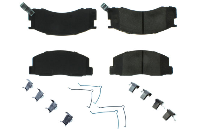 Posi-Quiet Ceramic Brake Pads with Shims and Har