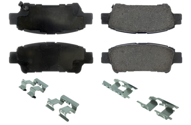 Posi-Quiet Ceramic Brake Pads with Shims and Har