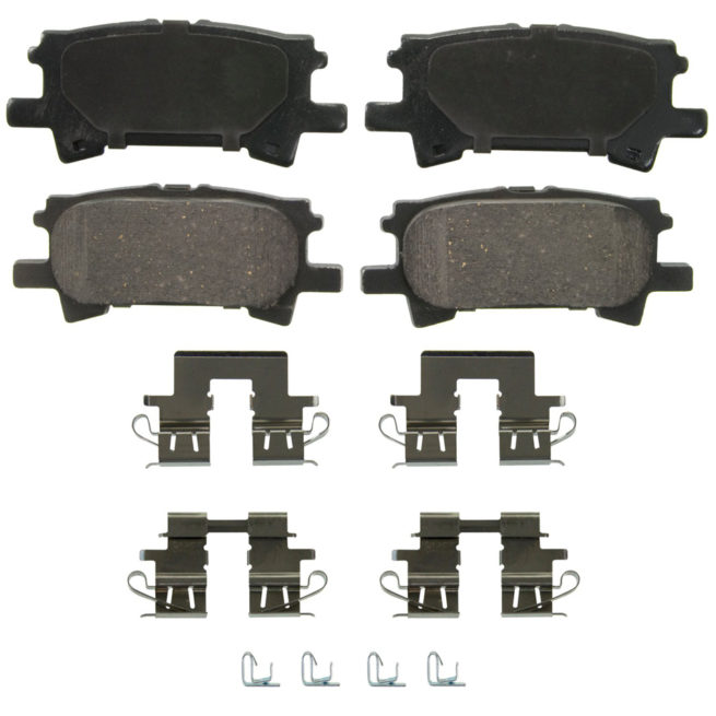 Posi-Quiet Ceramic Brake Pads with Shims and Har