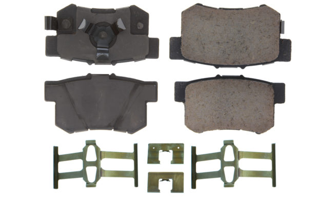 Posi-Quiet Ceramic Brake Pads with Shims and Har