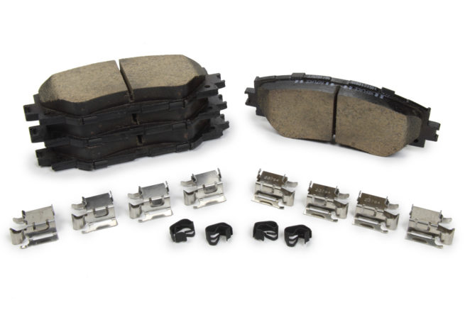 Posi-Quiet Ceramic Brake Pads with Shims and Har