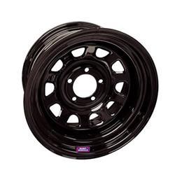 15x10 5x4.5 3.75in BS Blk Supertrucker Wheel