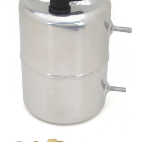 Vacuum Canister Aluminum Zinc Plated & Polished