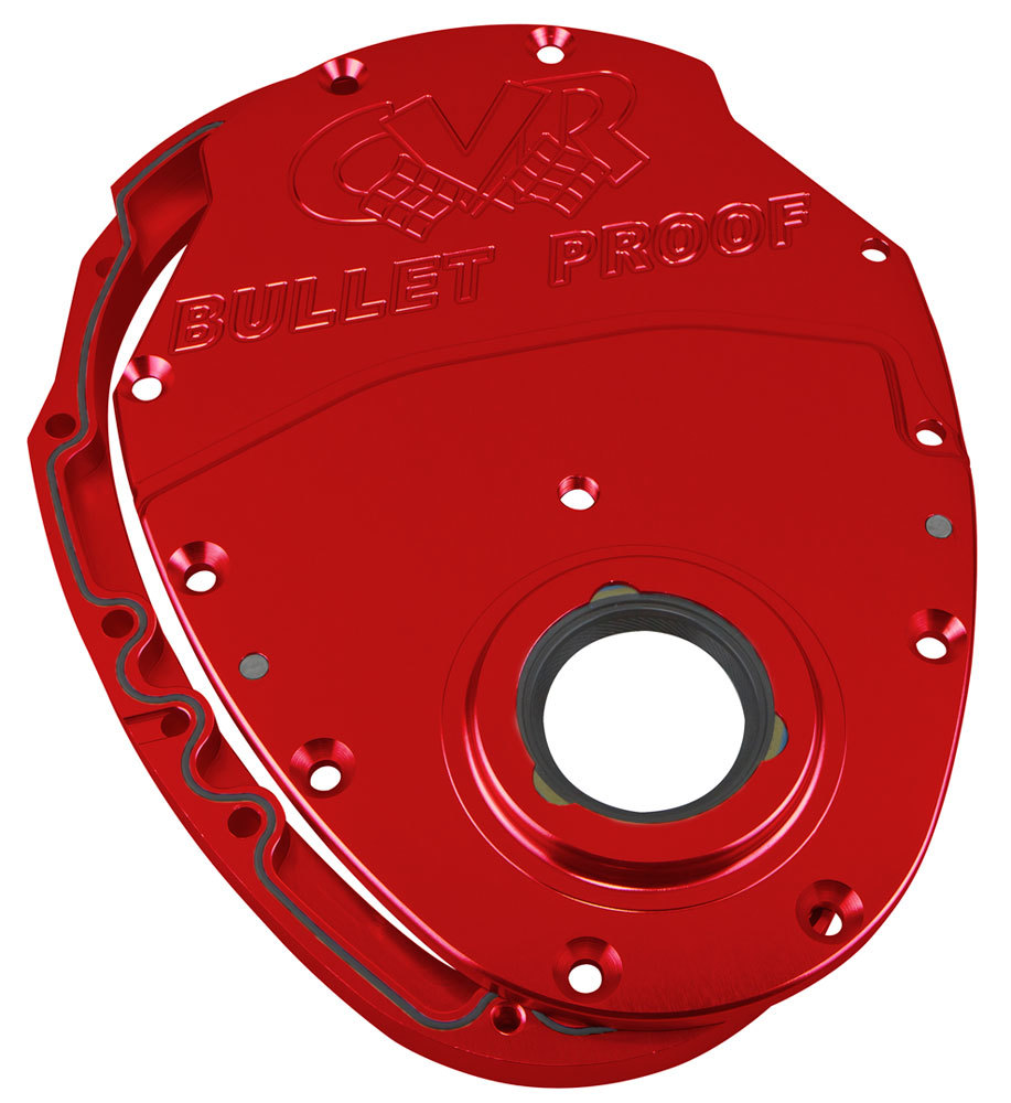 SBC Billet Timing Cover 2-Piece Red - RV Parts Express - Specialty RV ...