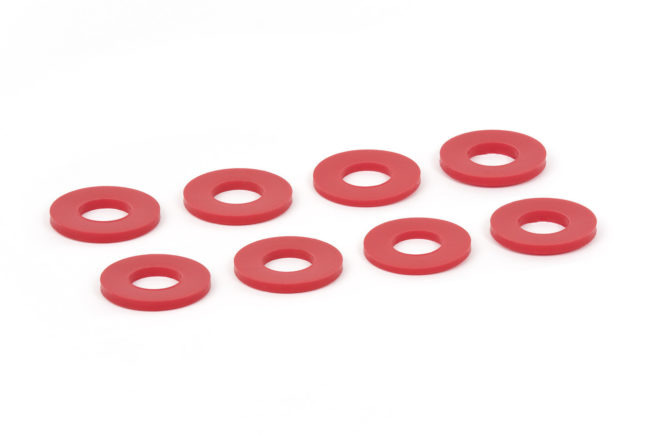 D-Ring Washers Red