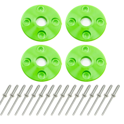 Scuff Plate Plastic 4pk Xtreme Green